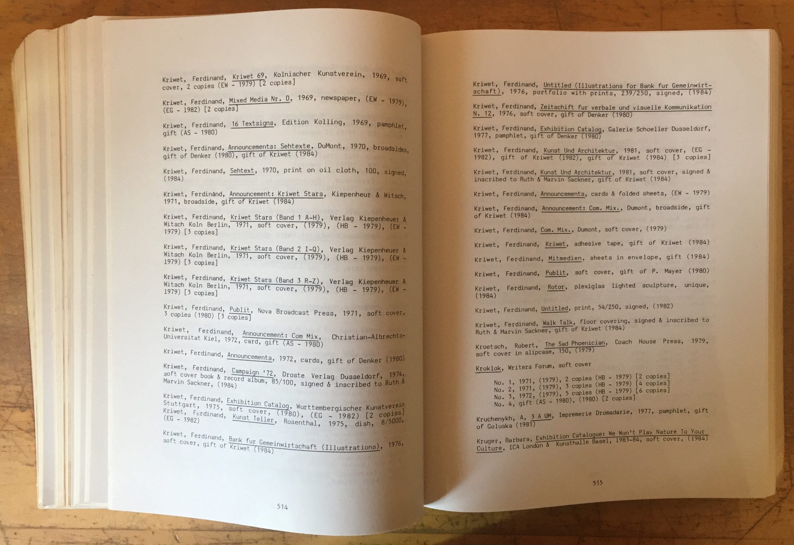 Ruth and Marvin Sackner Archive of Concrete and Visual Poetry